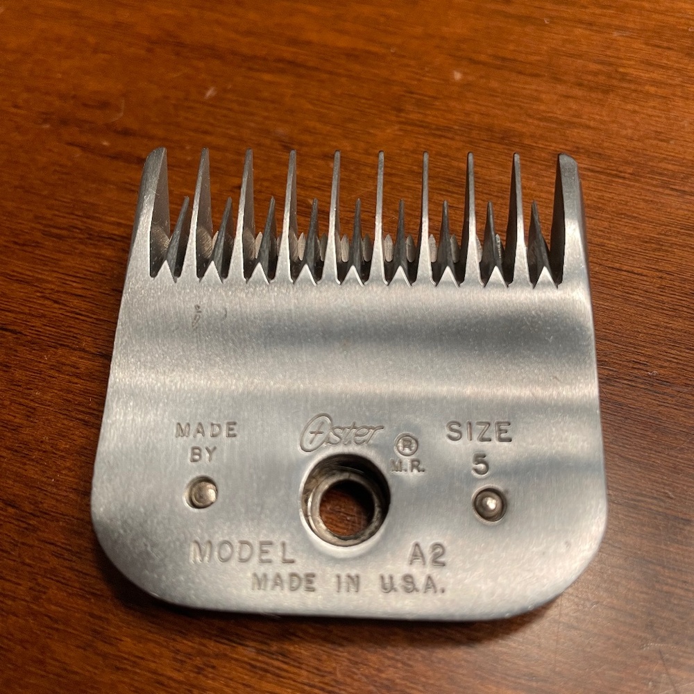 Vintage MODEL A2 SIZE 5 Oster Animal Clipper Blade Attachment USA